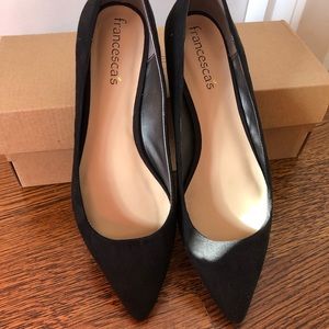 Francesca’s Velvet Flats